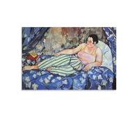 QINGYUAN Suzanne Valadon The Blue Room Poster sur toile pour chambre - Décoration murale moderne - 40 x 60 cm
