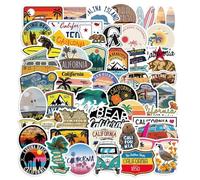 QINGZHUO - Lot de 50 autocollants graffiti pour extérieur, vinyle étanche, jolis autocollants pour carnet, récompense pour adultes, filles, bouteille d'eau