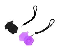 QINGZY 2 PCS Pod Case Boîte de Rangement pour Capsules Aromatiques Portable Protection pour Boîte à Arômes pour Air-Up Parfum Pod Aroma-Pod pour Stockage Air-Up Aroma-Pods (Noir, Violet)