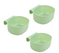 QINGZY 3Pcs Boîte de rangement pour déchets de cuisine suspendue, Récipient à Accrocher, Bac Poubelle Collecteur pour Plan de Travail, Bacs à Déchets Accrochables de Armoire, Porte, Commode