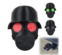 QINGZY Cache Boule Attelage, Capuchon pour Attelage de Remorque, Boule Attelage Caoutchouc Antipoussière et Étanche Caoutchouc, Capuchon de Protection pour Attelage de Remorque pour Voiture (Rouge)