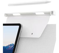 QINGZY Porte-Stylo pour Pencil 1ère et 2ème Génération Compatible avec Magic Keyboard, Smart Folio et Autres étuis Magnétiques, Smart Keyboard Folio, Porte-Stylet pour iPad, Blanc