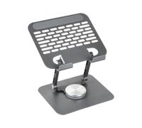 QINGZY Support Tablette Bureau en Aluminium, Rotative 360° Support Métal Pliable et Réglable, Support Tablette Bureau Accessoires Compatible avec iPad Pro/Air/Mini, E-Reader