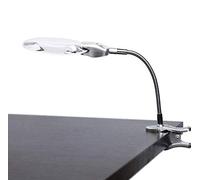 Qinhaixi 2,5X, 8X Clip éclairé Table de Table de Bureau de Grande Longe de la Lampe LED LEDGULAGE LUMIÈRE avec Prince - Inspection SOUDERING RÉPARATION DE LA RÉPARATION