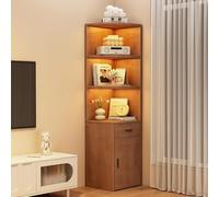 Qinhaixi Berning d'angle, étagère d'angle, Armoire de Rangement de Garde-Manger Moderne, Organisateur de Rack de Profil incurvé pour Le Coin pour économiser de l'espace, pour Un Petit Espace