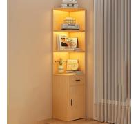 Qinhaixi Berning d'angle, étagère d'angle, Armoire de Rangement de Garde-Manger Moderne, Organisateur de Rack de Profil incurvé pour Le Coin pour économiser de l'espace, pour Un Petit Espace