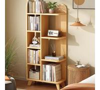 Qinhaixi Briginie d'angle, étagère d'angle, unité d'étagère Debout de Rangement avec des Jambes en Bois Massif, Stand de Plante, bibliothèque d'angle pour Le Salon, Bureau à Domicile, Chambre