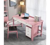 Qinhaixi Bureau de Jeu Nouveau Chinois Modern All Solid Wood Computer Bureau avec tiroirs Desktop Writing Desk Space Saving Computer Workstation for Home Bedroom Office
