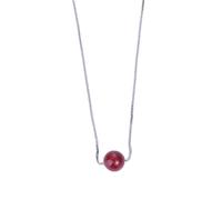 Qinhaixi Colliers Sterling Retro Collier pour Femmes S925 Silver Silver Onyx Perles délicate Chaunchocie Derty Collier Collier Collier Gift Bijoux pour Ses Filles Couples