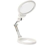 Qinhaixi Magnificateur HD Maginier 10 Fois avec des lumières LED pour Le Miroir d'extension de téléphone Mobile de la Carte de Lecture des Personnes âgées