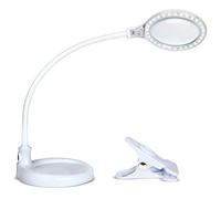 Qinhaixi Magrand de magnificateur avec Un Support de Base Robuste de lumière LED Brillante et Un Support de matériel Optique de Serrage Flexible pour la Lecture des londs de soudage