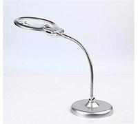 Qinhaixi Magrandisseurs 2X / 5X Metal Hose Desktop LED Light Magon avec Lecture Light Map Journal, etc.
