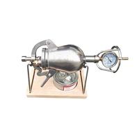 Qinhaixi Popcorn Cannon Chinois Popcorn Maker100ml en Acier Inoxydable Petite Machine à Pop-Corn rétro