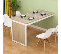 Qinhaixi Table à Manger Pliante Tableau Mural Pliant Mural pour Petits espaces, Bureau Convertible MDF Table de Table Murale pour Bureau, Chambre à Coucher, Cuisine