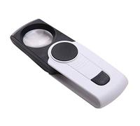Qinhaixi Tenant Une loupe avec des lumières Pratiques en étendant Les Enfants du Miroir Les Personnes âgées lisant HD 8 Fois des loupes de loupe