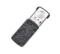 Qinhaixi Tenue de Grande Lourde GLOCEMENT Out Pocket GNAGNIFFERNE 30X 60X et 90X Multi-Power Small Portable Loupe Loupe Magnificateur