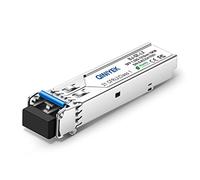 QINIYEK Module SFP monomode 1,25 G, émetteur-récepteur Fibre SFP vers LC 1000Base-LX pour HP J4859A/J4859C/J4859B, Supermicro, Netgear (SMF, 1310 nm, 20 km, DDM)