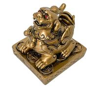 QINIZX Statue Feng Shui Pi Yao/pixiu Richesse Porsperity pour Attirer la Richesse et la Chance, décoration Feng Shui, décoration d'intérieur, Figurine Bi Xie (5,1 cm (L) x 5,3 cm (l) x 7,1 cm (H)