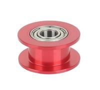 Qinlu-Impression 3D 2GT 20 dents roue synchrone poulie de renvoi alésage 5mm avec largeur 6MM for I3 Ender 3 CR10 1 pièce, Transmission fluide(Brown,5pcs)