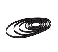 Qinlu-Impression Ceinture 3D de la bande de boucle fermée en boucle fermée 2GT Dents de synchronisation 94 longueur 188mm largeur 6mm, 1pcs, Transmission fluide
