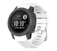QINOUK Bracelet en silicone pour Garmin instinct 2S, respirant, bracelet de rechange en silicone souple, doux et doux pour la peau, design à boucle ardillon, compatible avec Garmin instinct 2S -