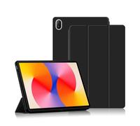 QINOUK Coque pour Huawei MatePad SE 11, [Fonction Stand] Coque de Protection en TPU Anti-Rayures, Coque Intelligent Ultra-Mince Kickstand Case pour Huawei MatePad SE 11 2024-Noir