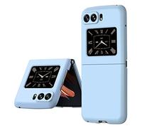 QINOUK Coque pour Motorola Moto Razr 2022, [anti-traces de doigts] ultra fine au toucher pour la peau, protection anti-rayures en polycarbonate rigide, couverture pliable pour Motorola Moto Razr 2022
