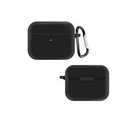 QINOUK Coque pour RAZER Hammerhead True Wireless X, [Antichoc] Coque de protection intégrale en silicone souple de qualité supérieure avec clip en forme de D, pour RAZER Hammerhead True Wireless