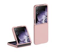 QINOUK Coque pour Xiaomi Mix Flip, [Anti-Rayures] Coque Protecteur en PC Dur, Coque Ultra-Mince pour Xiaomi Mix Flip-Rose