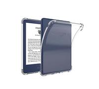 QINOUK Coque transparente pour Amazon Kindle 2022, [Protection Airbag] Ultra fine HD transparente, coque de protection antichoc en TPU souple pour Amazon Kindle 2022 - Transparent
