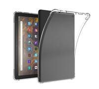QINOUK Étui pour Amazon Fire HD 10 (2023), [Protection Airbag] Étui Protecteur Antichoc Ultra-Mince, Étui Souple TPU Transparent, pour Amazon Fire HD 10 2023-Transparent