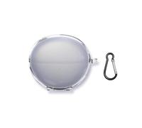 QINOUK Étui pour Huawei FreeClip, [Anti-Rayures] Étui en TPU Souple Transparent, Étui de Protection avec Clip en Forme de D, pour Huawei FreeClip-Transparent