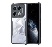 QINOUK Étui pour Infinix GT 20 Pro, [Protection Airbag] Étui de Protection Transparent en PC + TPU Souple, Etui Anti-Rayures pour Infinix GT 20 Pro