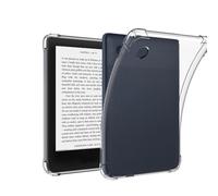 QINOUK Étui pour Kobo Clara 2E, [Protection Airbag] Étui Protecteur Antichoc Ultra-Mince, Étui Souple TPU Transparent, pour Kobo Clara 2E-Transparent