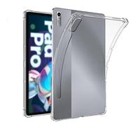 QINOUK Étui pour Lenovo Tab P12, [Protection Airbag] Étui Protecteur Antichoc Ultra-Mince, Étui Souple TPU Transparent, pour Lenovo Tab P12 12.7-Transparent