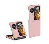 QINOUK Étui pour Oppo Find N3 Flip, [Anti-Rayures] Étui Protecteur en PC Dur, Étui Ultra-Mince pour Oppo Find N3 Flip-Rose