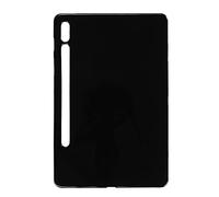 QINOUK Étui pour Samsung Galaxy Tab S9, [Antichoc] Coque Arrière Ultra-Mince, Antidérapante, Étui Souple TPU-Noir
