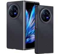 QINOUK Étui pour Vivo X Fold 3 Pro, [Anti-Rayures] Ultra-Mince Étui Protecteur en PC Dur, Case pour Vivo X Fold 3 Pro-Noir