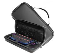 QINOUK Étui rigide pour Asus ROG Ally X, sac de transport résistant aux chocs, idéal pour les voyages - Noir