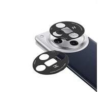 QINOUK pour Oppo Find X7 Ultra Caméra Arrière Protecteur, [2 Pack] Alliage D'aluminium Camera Lens Protecteur Film, [Anti-rayures] pour Oppo Find X7 Ultra-Noir