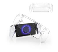 QINOUK Transparent Étui pour Sony PlayStation Portal, [Antichoc] Dur PC Anti-Rayures Etui Protecteur Case, Compatible avec Sony PlayStation Portal-Transparent