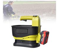 QINPI 5,5 L d'épandeur de graines sans Fil, Angle de Diffusion Maximal 140 °, pelouse et pellets de Jardin, épandeur d'engrais, pour épandeur d'alimentation à la pelouse 20V, utilisé Toute l'année