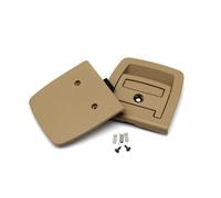 QINSHU Cache-Bagages pour BMW pour X5 pour X6 E70 E71 E72 F15 F16 5GT F07 Coffre Arrière Bagages Queue Couverture Tapis Sol Poignée Bouton Verrouillage 51479120283 Couverture Cargaison(Model B-Beige)