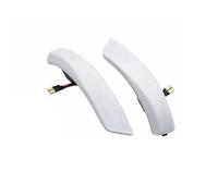 QINSHU Car Indicateur Clignotant Dynamique À LED Rétroviseur Latéral Pour Ford Pour Focus 2 3 Mk2 Mk3 Pour Mondeo Mk4(Milk white shell)