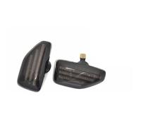 QINSHU Car Indicateur Clignotants LED Style Automobile Position Latéraux Dynamiques Pour Dacia Pour Logan 2 Pour Sandero 2 Pour Duster 2 Pour Stepway(Dynamic Smoked)