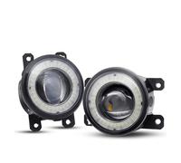 QINSHU Feu Antibrouillard Lot 2 Feux Antibrouillard Angel Eye À LED Pour Voiture Jour 30W H11 12V Pour Suzuki Pour Splash Pour Grand Pour Swift Pour Jimny Pour Hustler(Yellow*White)