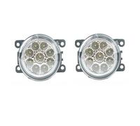 QINSHU Feux Antibrouillard LED Pour Jeep Pour Renegade 2015-2018 Compatibles Avec Les Phares Compass Grille D'antibrouillard Puce 9 LED Antibrouillard(Led A)