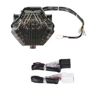 QINSHU Kit Phares Moto Pour MT-25 Pour MT-03 Feu Arrière LED Intégré Avec Clignotants Stop Adaptateur Feux Jour Phare Avant(1 jeu)