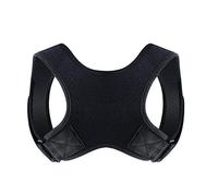 Qinshunxi Poste arrière Unisexe Posture Correcteur Réglable Autonction Auto arrière Correction de posture de la courroie de support lombaire pour adulte (noir) (noir)