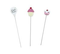 Qinsky Cake Testeur de Gâteau,3 pièces Aiguilles de Test de Gâteau Acier Inoxydable Tige Réutilisables Agitateur Tige Bâton Testeur de Pain pour Outils de Boulangerie de Cuisine